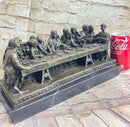 The Last Supper - Bronze Sculpture - Jesus Christ Religious Christian Decor