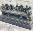 The Last Supper - Bronze Sculpture - Jesus Christ Religious Christian Decor