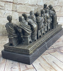 The Last Supper - Bronze Sculpture - Jesus Christ Religious Christian Decor