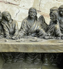 The Last Supper - Bronze Sculpture - Jesus Christ Religious Christian Decor