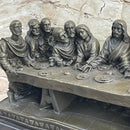 The Last Supper - Bronze Sculpture - Jesus Christ Religious Christian Decor