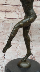 Chiparus Art Deco Bronze Dancer Figure Statue Sculpture 12" x 9"