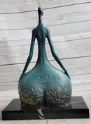 Original Signed Bronze Sculpture Statue Curvy Wide Waist Figure Female Boteroismo 15" x 11"