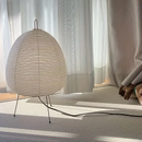 Japanese Rice Paper Table Lamp | Small, Tripod Floor, Desk, & Table Lantern