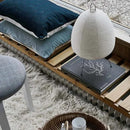 Japanese Rice Paper Table Lamp | Small, Tripod Floor, Desk, & Table Lantern