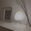Japanese Rice Paper Table Lamp | Small, Tripod Floor, Desk, & Table Lantern