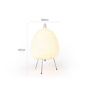 Japanese Rice Paper Table Lamp | Small, Tripod Floor, Desk, & Table Lantern
