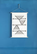 Garber Monochrome Geometric Wall Hanging