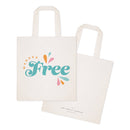 Wander Free Cotton Canvas Tote Bag