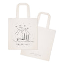 Wanderlust Cotton Canvas Tote Bag