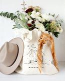 Wanderlust Cotton Canvas Tote Bag