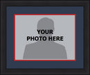 NBA Basketball Photo Picture Frame Kit - Cleveland Cavaliers (Navy Matting, Red Trim)