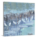 Water Front Blues - Open Edition Canvas Print