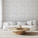 Pastel Watercolor Floral Pattern Self Adhesive Wallpaper