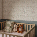 Pastel Watercolor Floral Pattern Self Adhesive Wallpaper