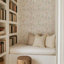 Pastel Watercolor Floral Pattern Self Adhesive Wallpaper