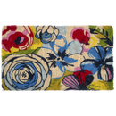 Watercolor Floral Multicolor Coir Doormat