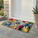 Watercolor Floral Multicolor Coir Doormat