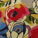 Watercolor Floral Coir Doormat
