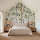 Birch Forest Watercolor Wallpaper