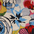 Watercolor Floral Coir Doormat