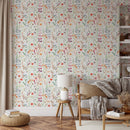 Colorful Wildflower Botanical Wallpaper