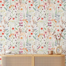 Colorful Wildflower Botanical Wallpaper