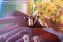 Watering Can Copper Lapel Pin