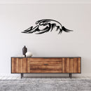 Waves Metal Wall Art – Coastal Ocean Scenic Home Decor