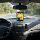 Rosie the Riveter Hanging Air Freshener in Lemon Scent | Feminist Symbol Car Air Freshener