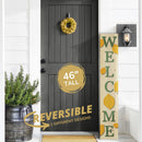 Summer Lemon Porch Leaner Welcome Sign