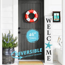 Starfish Porch Leaner Welcome Sign