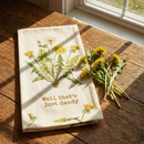 Well That's Just Dandy Punny Dandelion Dish Cloth Towel | Cotton Linen Novelty Tea Towel | Cute Kitchen Hand Towel | 18" x 28"