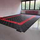 Garage Tile Ramp Edge for Interlocking PP Flooring - High End Polypropylene | 100% Recyclable | DECKO DURANTE (15.8" x 2.4" x 0.7")