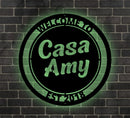Custom Personalized Patio Sign Metal Wall Art – Outdoor Home Decor