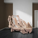 Modern Free Form Teak Root Chair/Bench 29