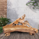 Z-90" Inch Long Modern Free Form Teak Root Chair/Bench 28