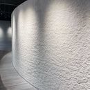 Flexible 3D Stone Wall Panels - GRANDE BIANCO - Box of 5 serial panels (47.2" x 23.6") 38.75 sqft coverage | DECKO Flexistone
