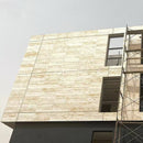 Flexible 3D Stone Wall Panels - <b>GRANDE TRAVERTINO</b> - Box of 6 panels (47.2" x 23.6") <b>46.5 sqft</b> coverage | DECKO Flexistone