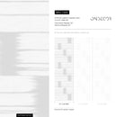 Abstract Wallpaper with Horizontal Brush Strokes in Light Gray - C685