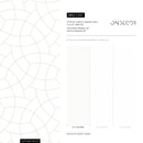 Geometric Wallpaper with an Interlocking Arc Pattern in Tan - C213