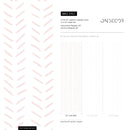 Boho Wallpaper with a Hand-Drawn Herringbone in Soft Pink - ZACI