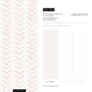 Boho Wallpaper with a Delicate Herringbone Motif in Pink - ZADX