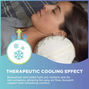 Neck Roll Pillow - Buckwheat or Millet hulls, Organic WheatDreamz