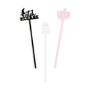 Whimsy Halloween Party Drink Stirrers, Set of 12