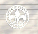 Family Name Sign w Emblem and Year