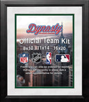 MLB Baseball Photo Picture Frame Kit - Oakland Athletics (White Matting, Green Trim)