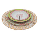 White Rattan Charger - Set of 4