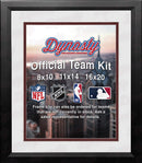 NHL Hockey Photo Picture Frame Kit - Arizona Coyotes (White Matting, Brick Red Trim)
