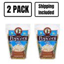 Organic White Popcorn Kernels | Pack of 2 | 2 lb | Non-GMO | Shipping Included | Grain Place Foods